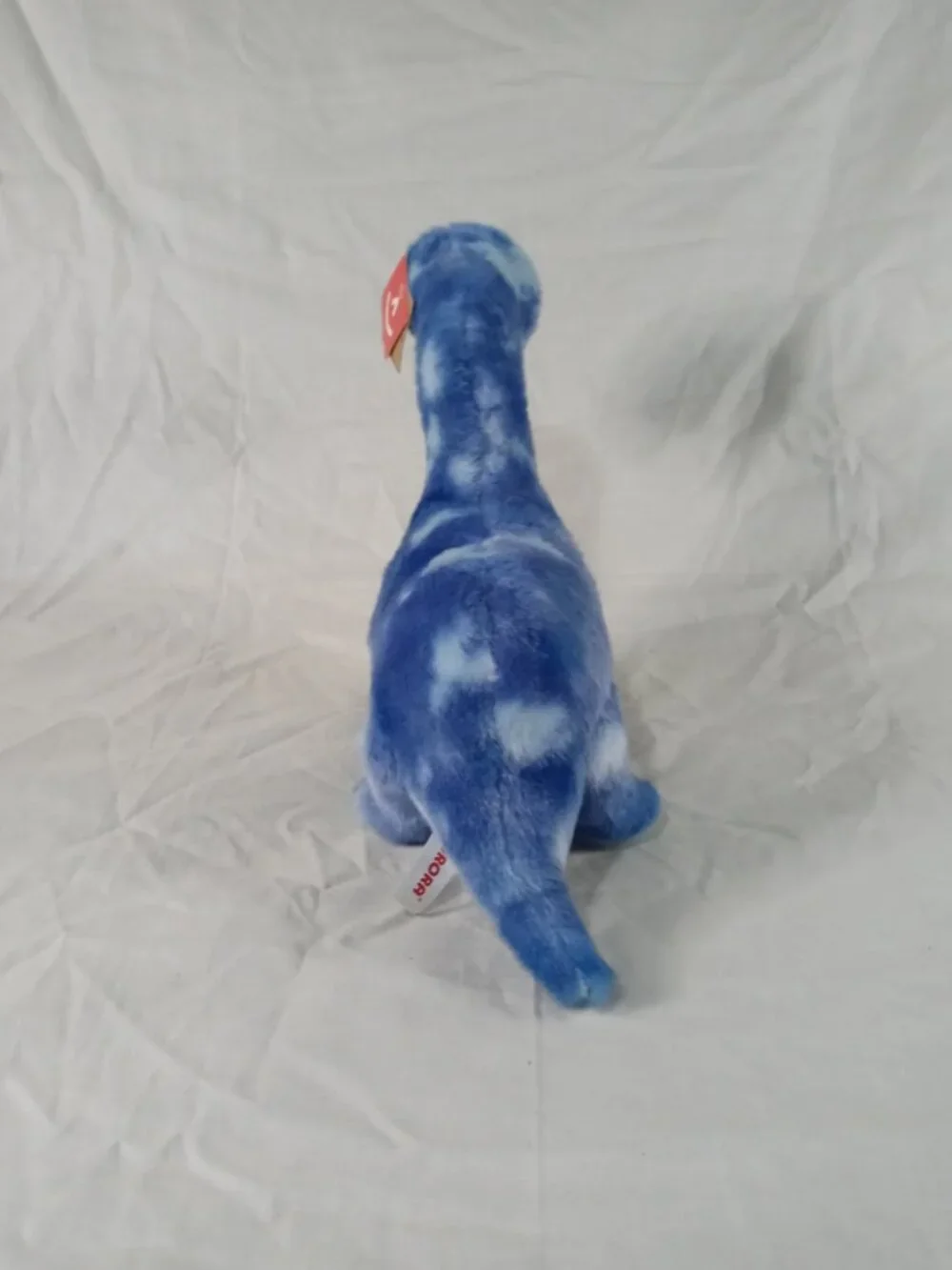 Aurora World Eco Friendly Blue Pattern Dinosaur Stuffed Animal Plush Great Cond
